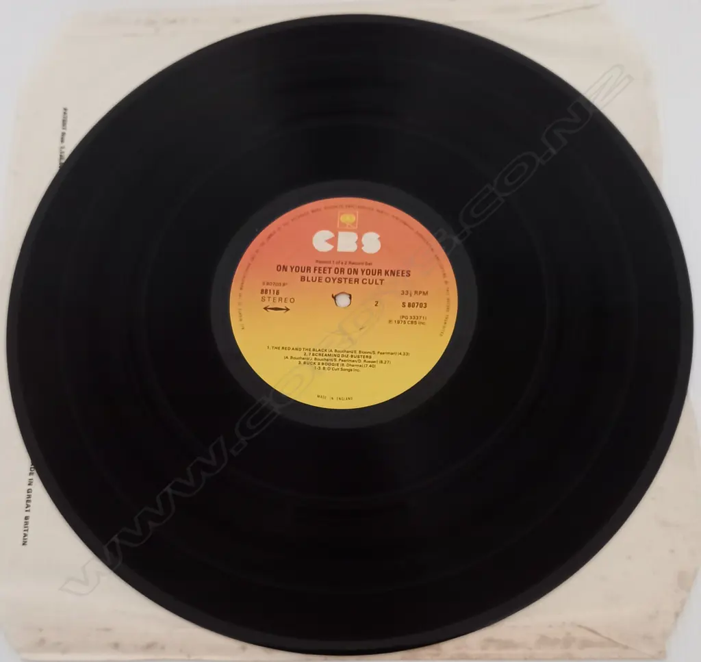 Blue Oyster Cult, On Your Feet Or On Your Knees (Double album) Image 1++